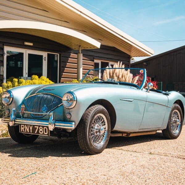 1955 austin healey 100 arrival