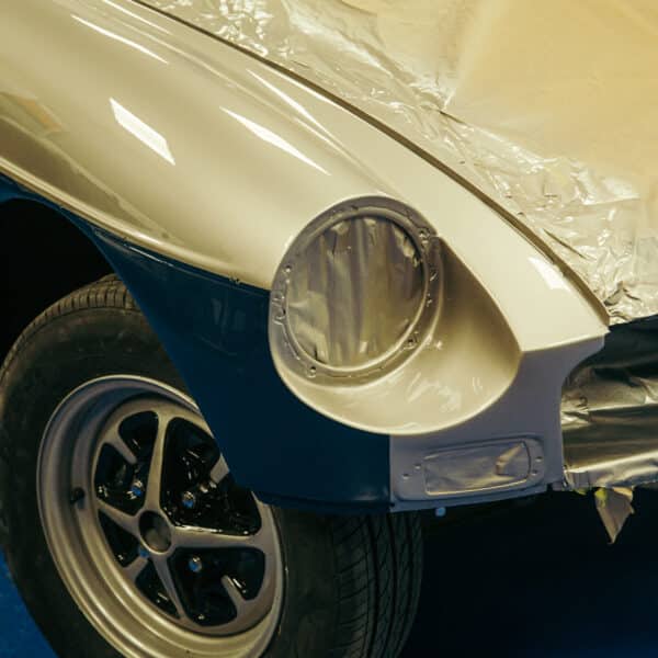 1973 mgb roadster painted 1