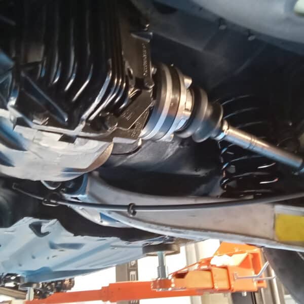 1987 mercedes 500 sl rear subframe refit (23)