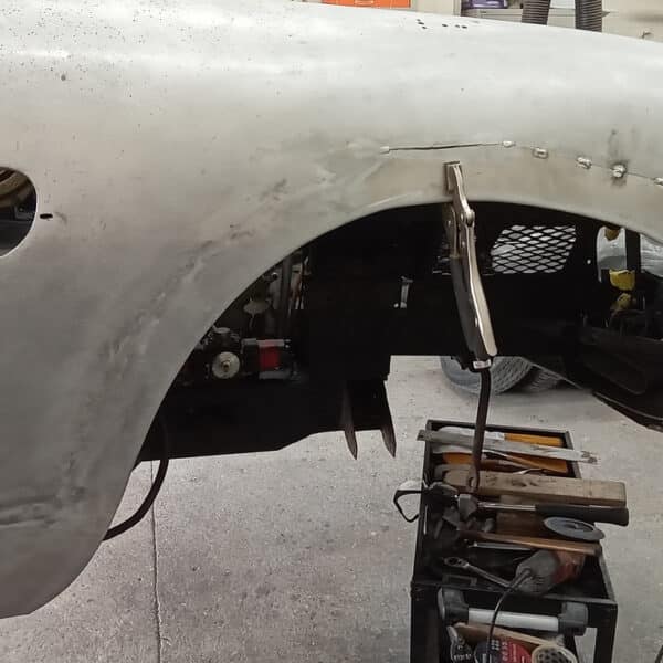 240425 1969 aston martm db6 volante offside wheel arch repairs