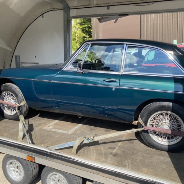 240425 1978 mgb gt loaded and delivery