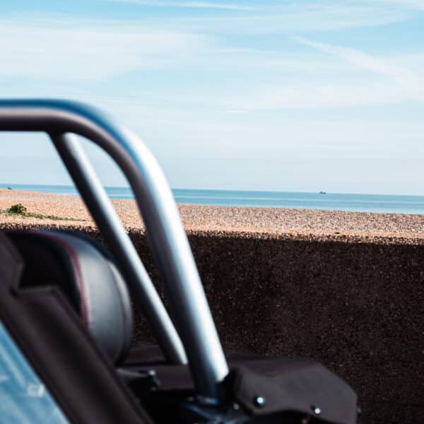 caterham and vw transporter at aldeburgh 5