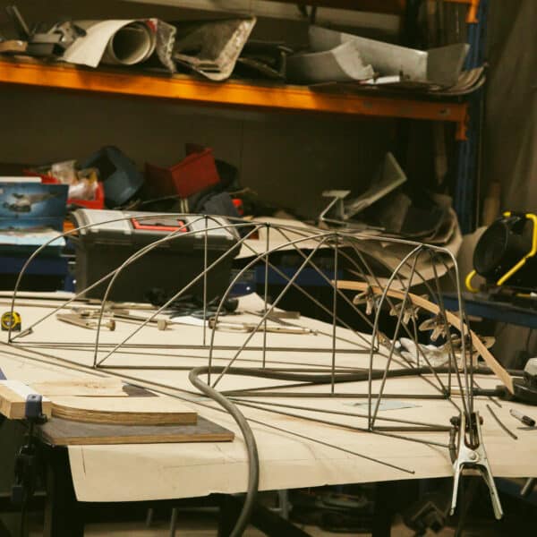 xk120b rear birdcage beginning