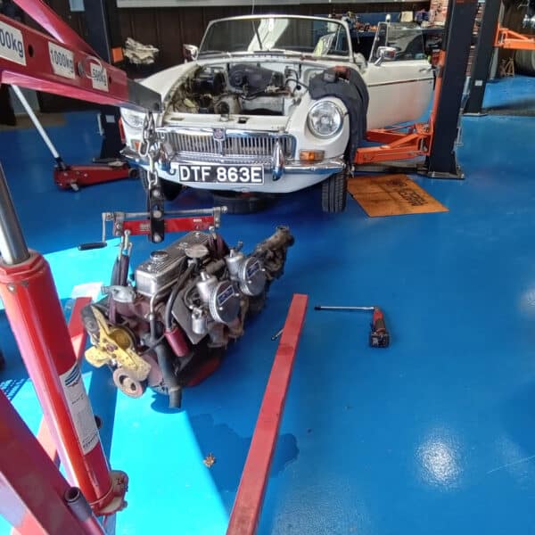 02052025 1967 mgb roadster engine out (5)