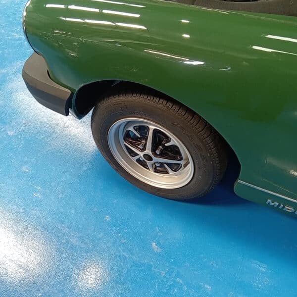 06.05.2025 1978 mg midget 1500 green new wheels (1)