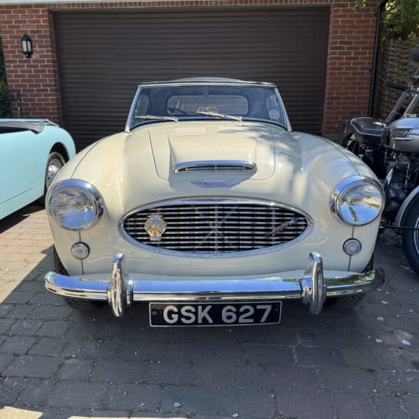 120525 Collection of Austin Healey 3000 and Frogeye Sprite and Triumph T100 3