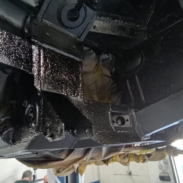 13.05.2025 1969 Aston Martin DB6 Volante Blue undersealing 15