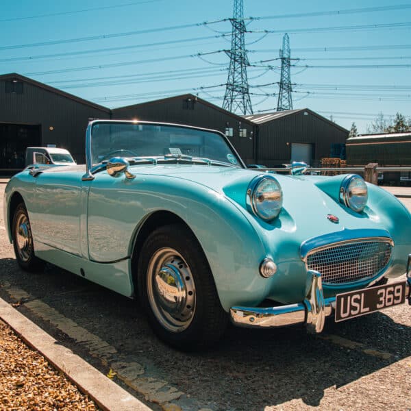 1958 austin healey frogeye sprite arrival 7