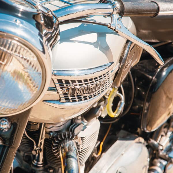1958 triumph t100 arrival photos 2