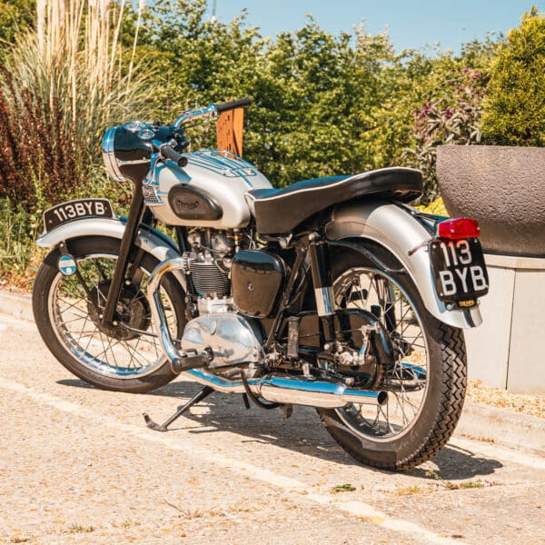 1958 triumph t100 arrival photos 3