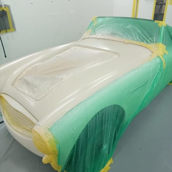 20.05.2025 1959 Austin Healey 3000 White paint 1