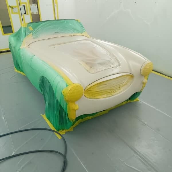 20.05.2025 1959 Austin Healey 3000 White paint 4