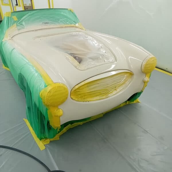 20.05.2025 1959 Austin Healey 3000 White paint 7