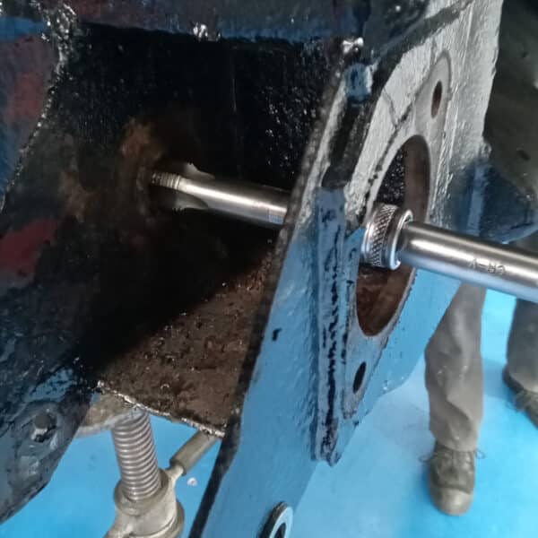 27.05.2025 1969 Aston Martin DB6 Volante Blue suspension and underside 13