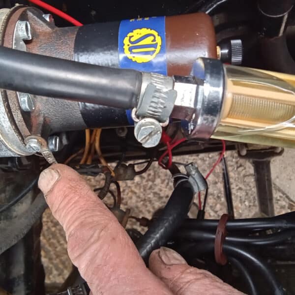 03.06.2025 1947 Wolseley Eight Black fuel pump 3