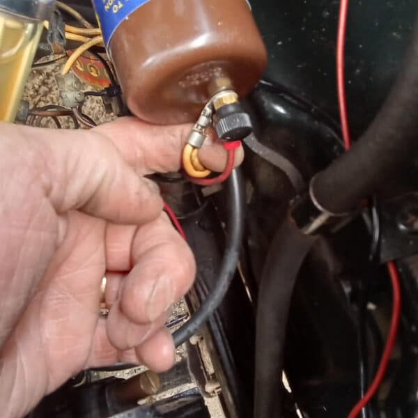 03.06.2025 1947 Wolseley Eight Black fuel pump 4