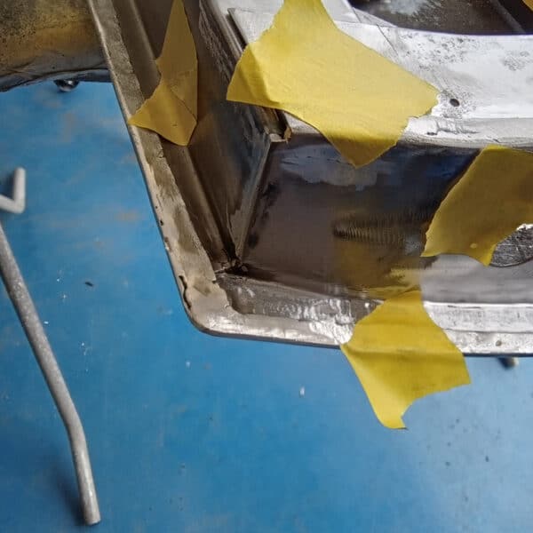 03.06.2025 1969 Aston Martin DB6 Volante Blue door frames prepped 18