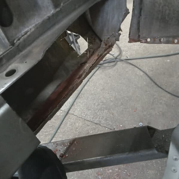 060625 1978 Mercedes 350SL Floor Repairs 3
