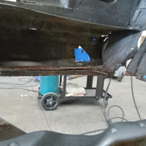 060625 1978 Mercedes 350SL Floor Repairs 4
