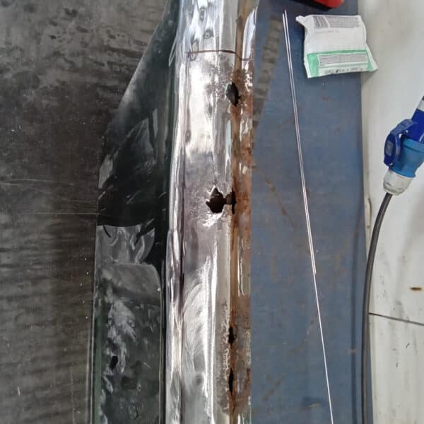 060625 1988 Volkswagen Golf GTI Green Rust Repairs 01