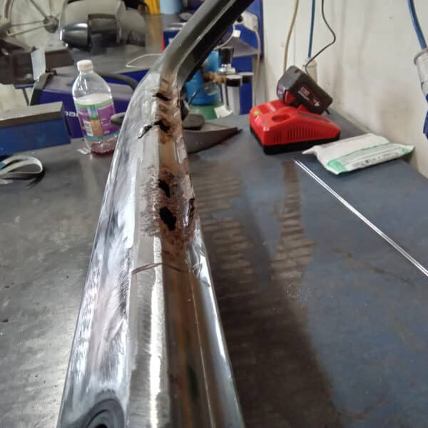 060625 1988 Volkswagen Golf GTI Green Rust Repairs 02