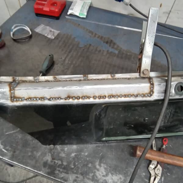060625 1988 Volkswagen Golf GTI Green Rust Repairs 05