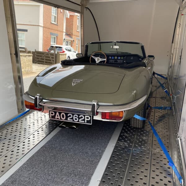10.06.2025 1973 Jaguar E Type Fern Grey Series 3 Transport from coltec 1