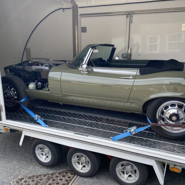 10.06.2025 1973 Jaguar E Type Fern Grey Series 3 Transport from coltec 2