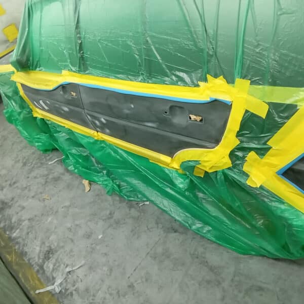10.06.2025 1988 Volkswagen Golf GTI Green paint repairs 3