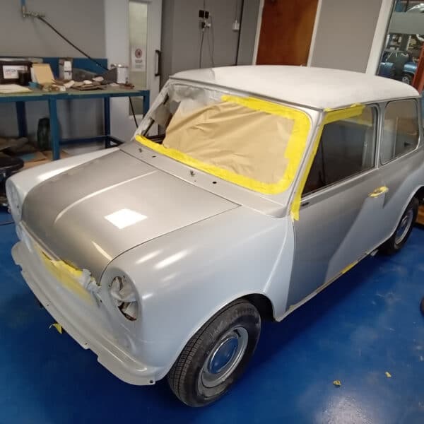 12062025 1977 Leyland Mini 1000 paint prep 12