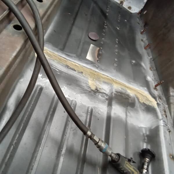 16062025 1978 Mercedes 350SL floors complete 5