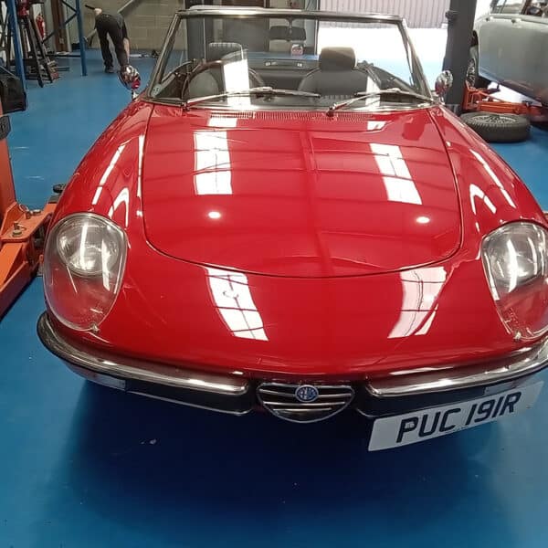 17.06.2025 1977 Alfa Romeo 2000 Spider Red PDI 1