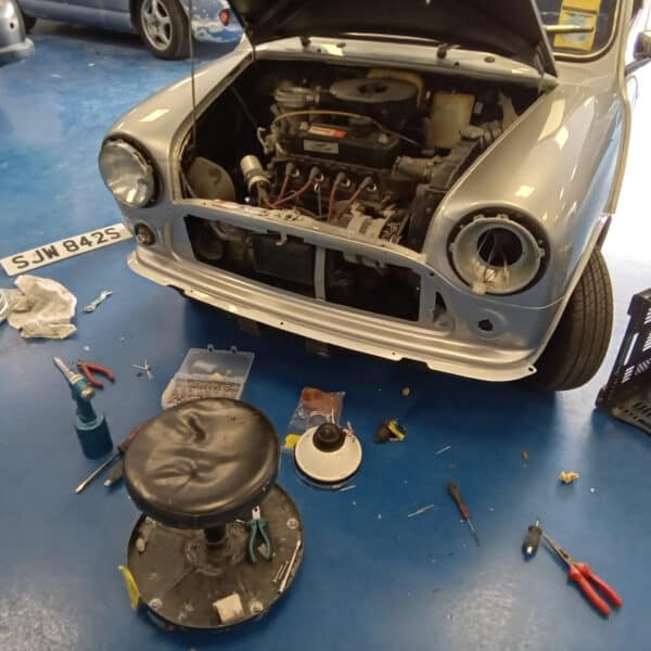 19062025 1977 Leyland Mini 1000 paint done 3