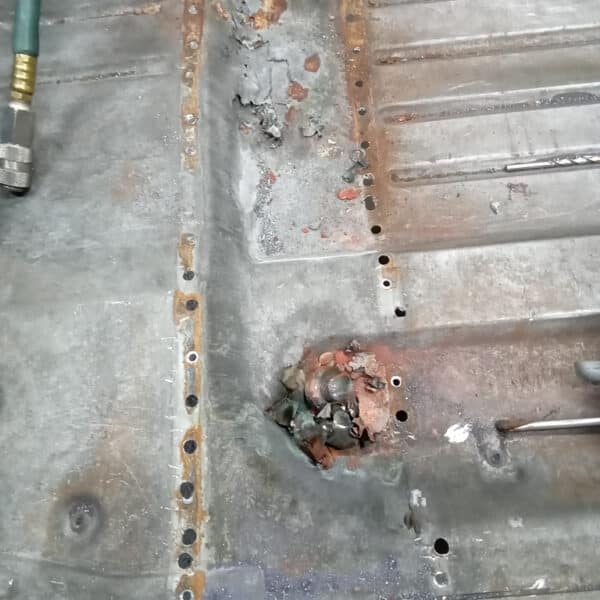 19062025 1978 Mercedes 350SL rust and rot repairs 18