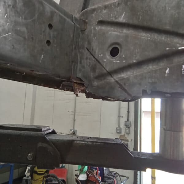 19062025 1978 Mercedes 350SL rust and rot repairs 7
