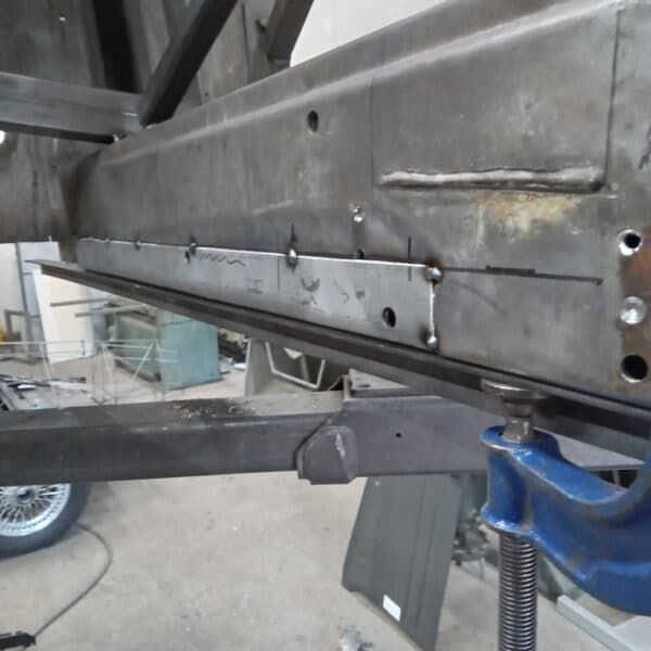 19062025 1978 Mercedes 350SL rust and rot repairs 9