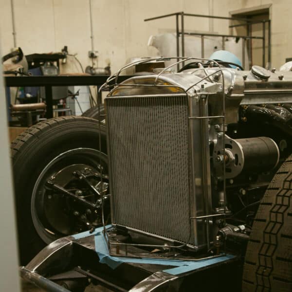 1954 Jaguar XK120B Front Grille Shell and Chassis Ends