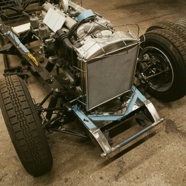 1954 Jaguar XK120B Front Grille Shell and Chassis Ends 8