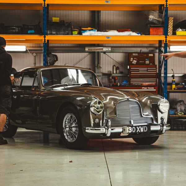 1955 Aston Martin DB2 4 Moonbeam Leaving 1