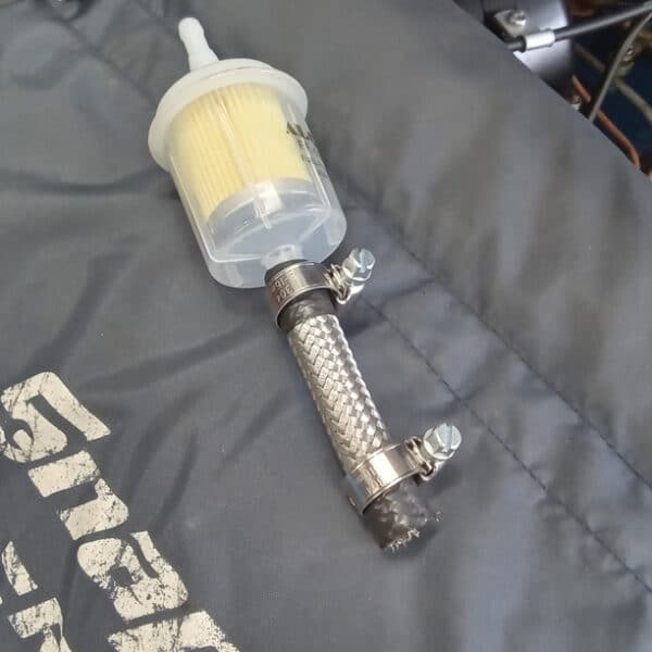 240625 1973 MG B Roadster fuel pipe and servo fitment 15