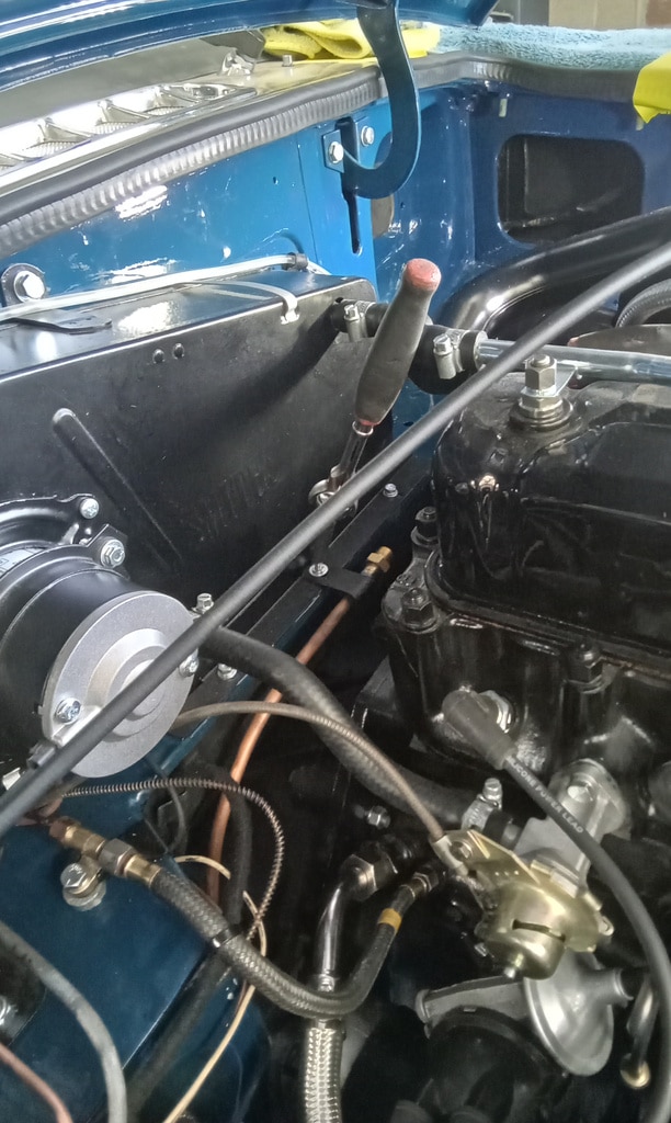 240625 1973 MG B Roadster fuel pipe and servo fitment 18