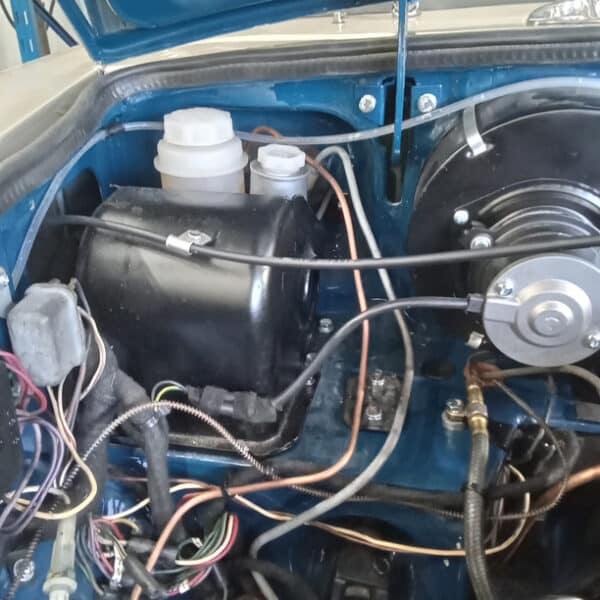 240625 1973 MG B Roadster fuel pipe and servo fitment 19