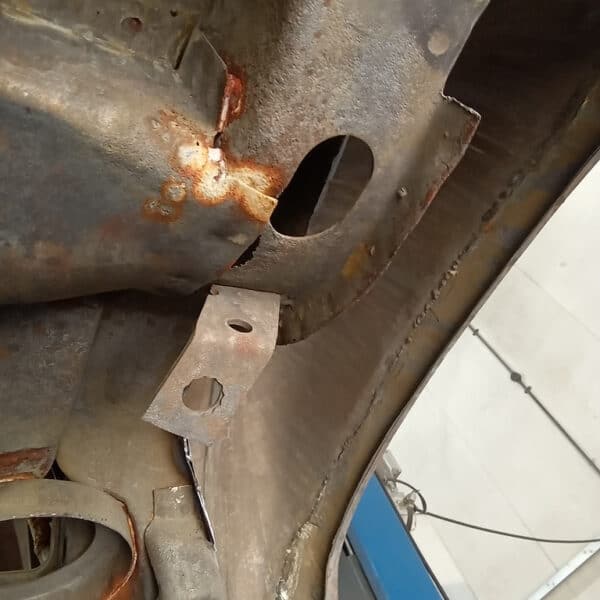 240625 1978 Mercedes 350SL Rear Frame Repairs 10