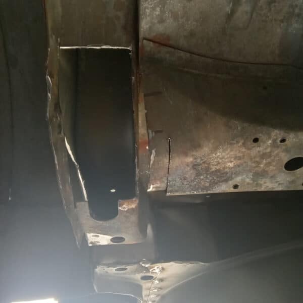 240625 1978 Mercedes 350SL Rear Frame Repairs 11