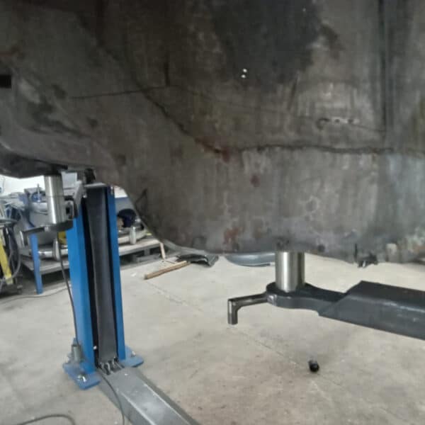 240625 1978 Mercedes 350SL Rear Frame Repairs 3