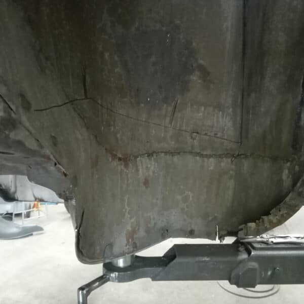 240625 1978 Mercedes 350SL Rear Frame Repairs 4