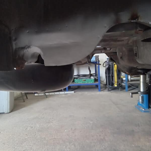 240625 1978 Mercedes 350SL Rear Frame Welded In 2