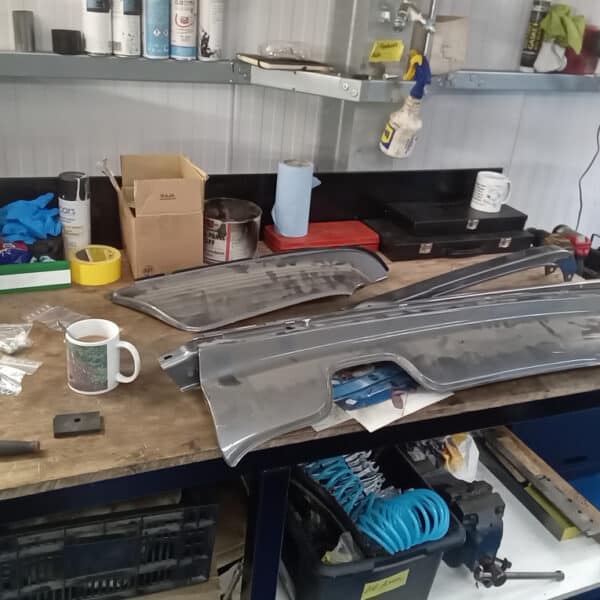 240625 1987 Mercedes 500SL Rear Bumper 25