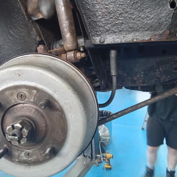 250625 1977 Leyland Mini Underside Painted 13