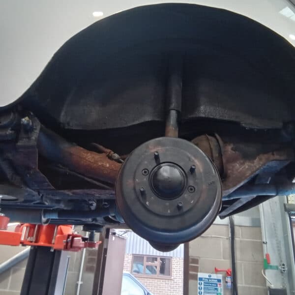 250625 1977 Leyland Mini Underside Painted 20